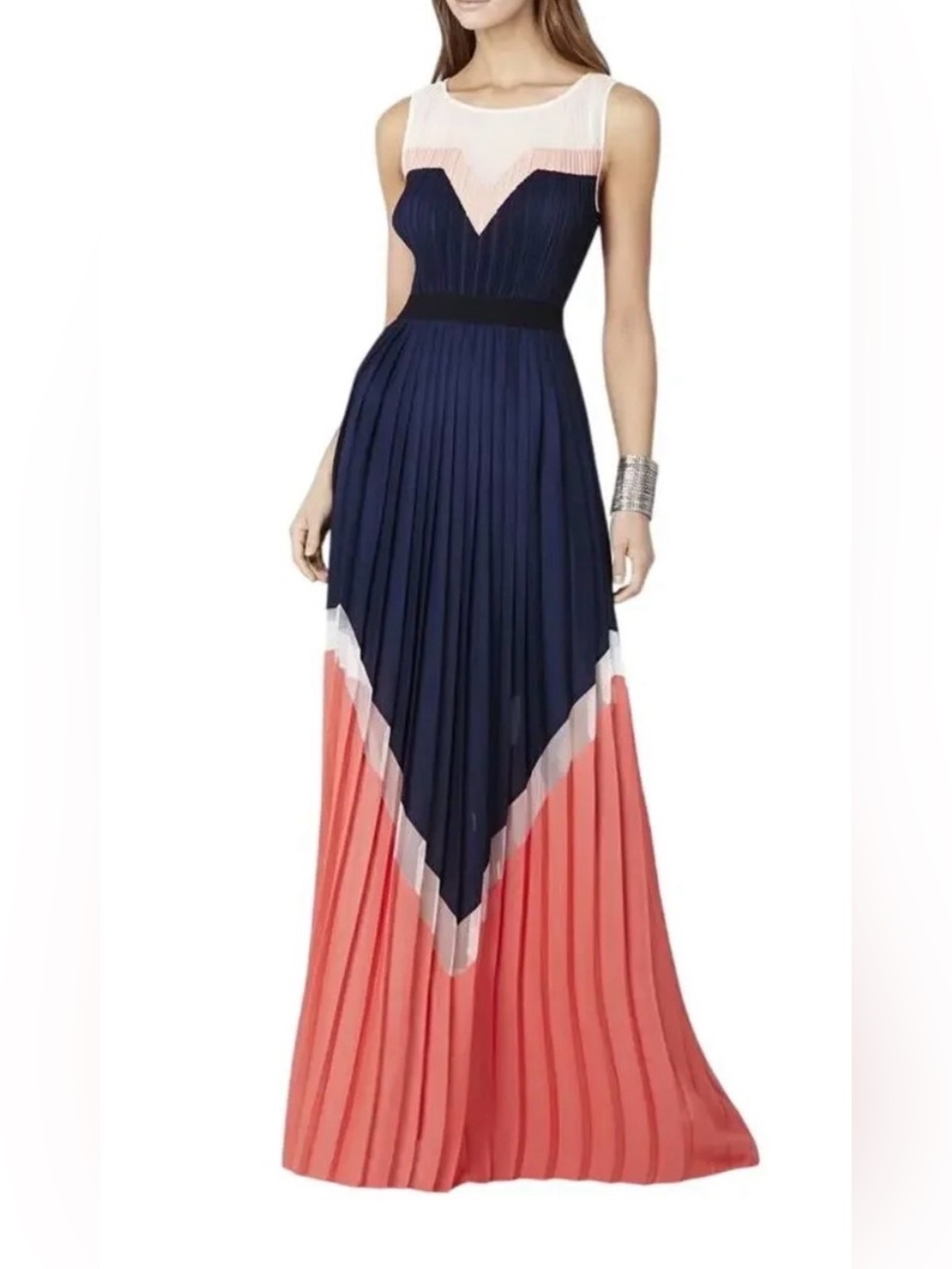 BCBGMAXAZRIA Color block Dress